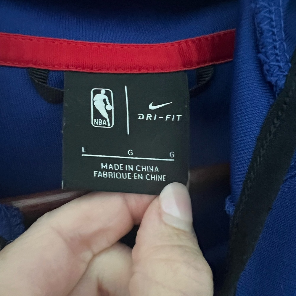 Philadelphia 76ers Nike Men’s L Spotlight Performance Hoodie Sixers Sweatshirt - Picture 3 of 8